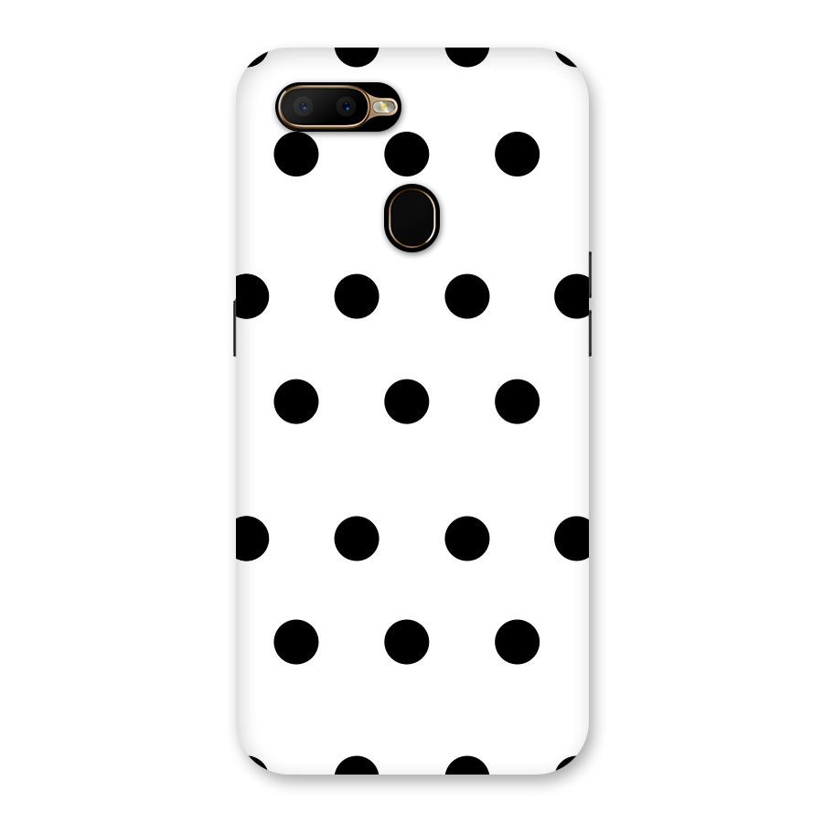 Royal Polka Dots Back Case for Oppo A5s