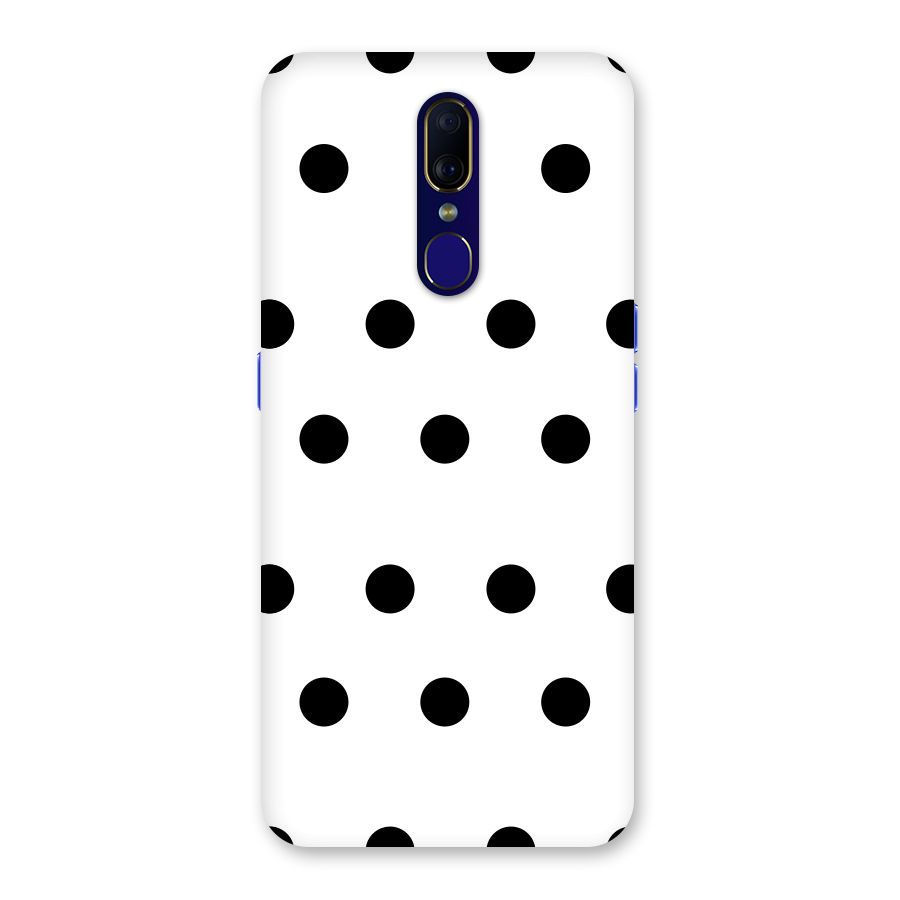 Royal Polka Dots Back Case for Oppo A9