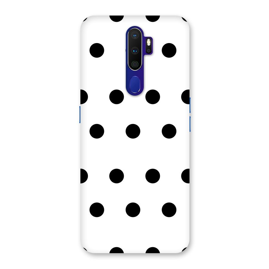 Royal Polka Dots Back Case for Oppo A9 (2020)