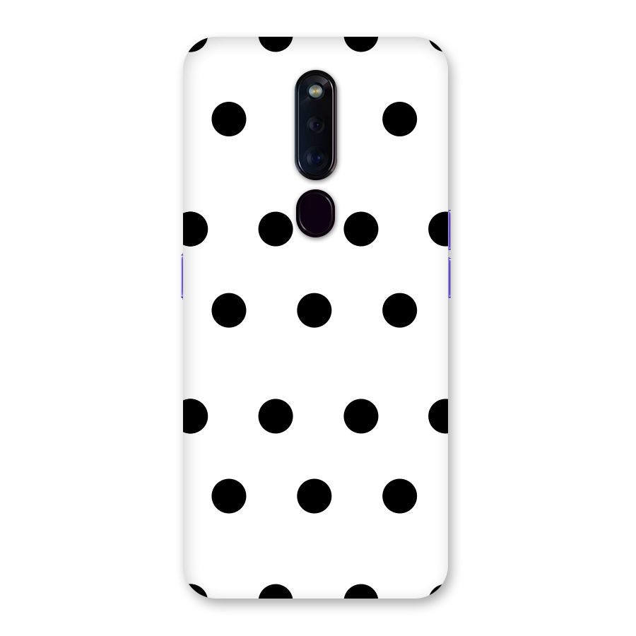 Royal Polka Dots Back Case for Oppo F11 Pro