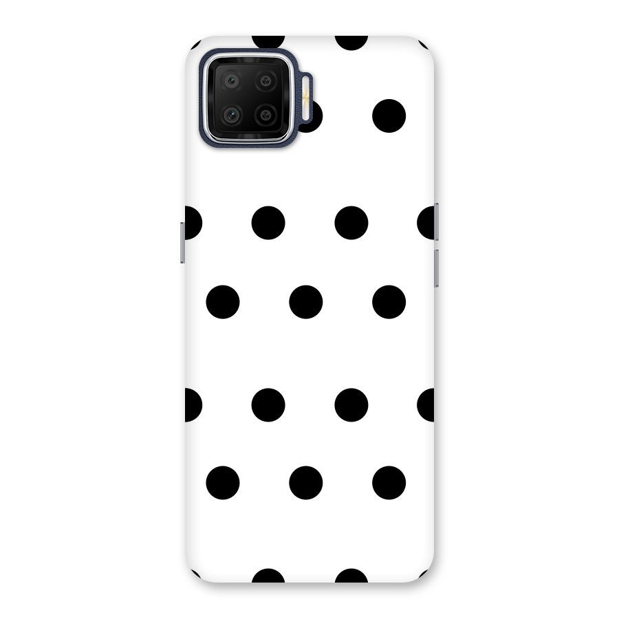 Royal Polka Dots Back Case for Oppo F17