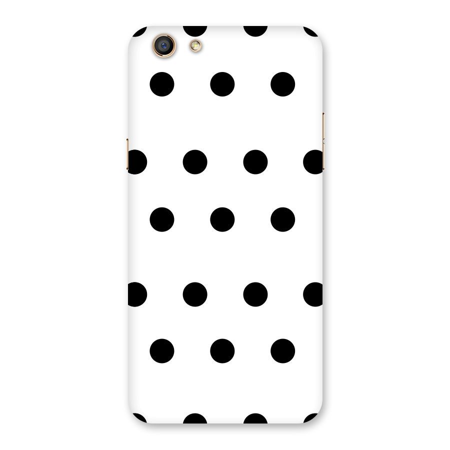 Royal Polka Dots Back Case for Oppo F3