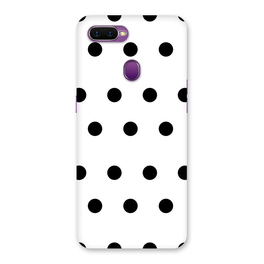 Royal Polka Dots Back Case for Oppo F9