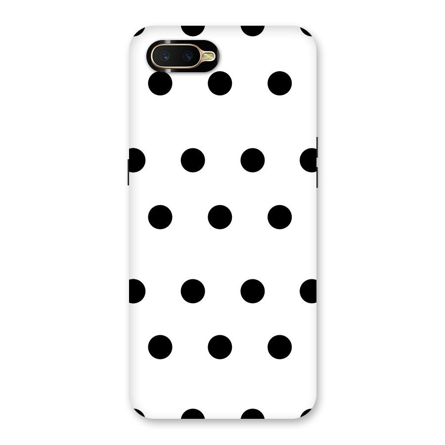 Royal Polka Dots Back Case for Oppo K1