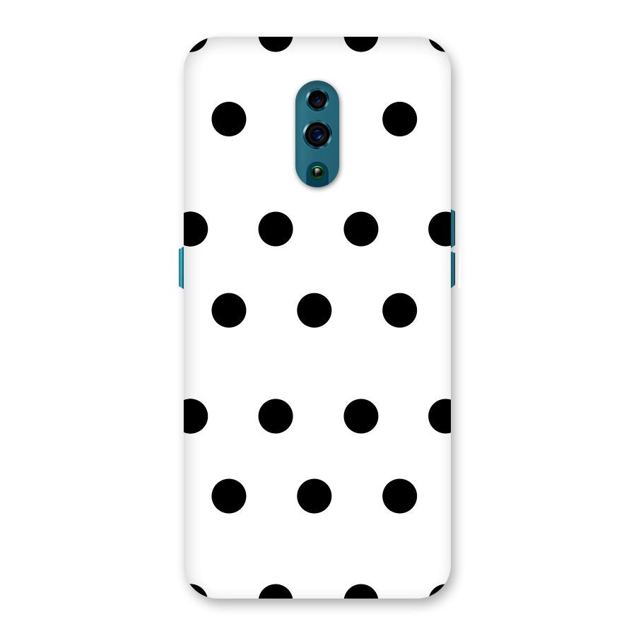 Royal Polka Dots Back Case for Oppo Reno