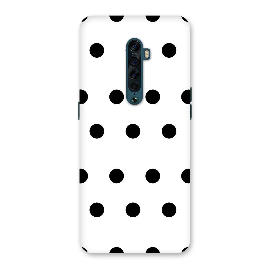 Royal Polka Dots Back Case for Oppo Reno2