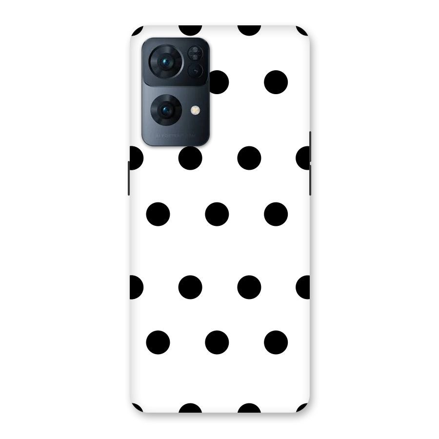 Royal Polka Dots Back Case for Oppo Reno7 Pro 5G