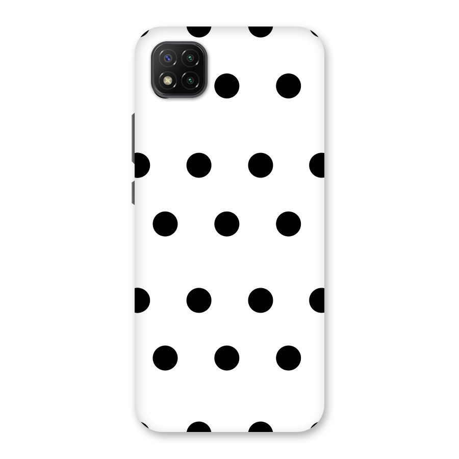 Royal Polka Dots Back Case for Poco C3