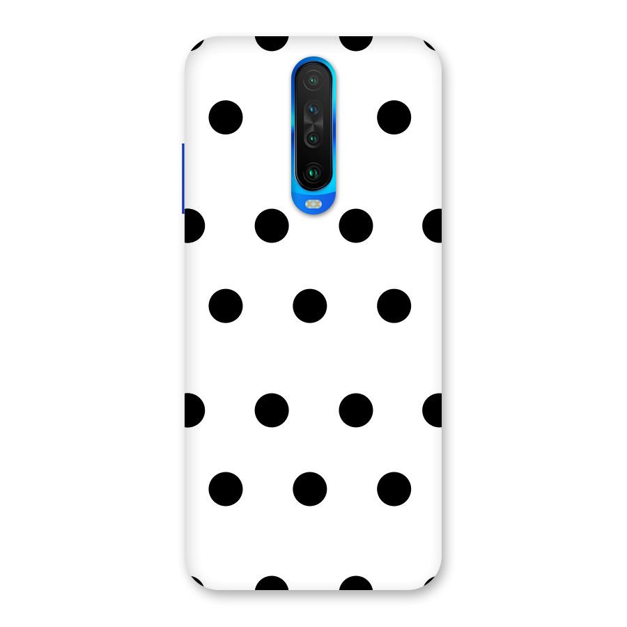 Royal Polka Dots Back Case for Poco X2