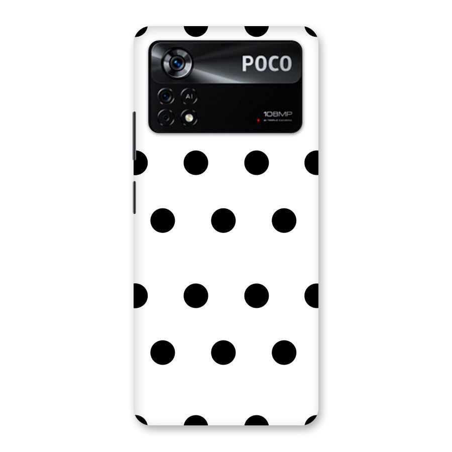 Royal Polka Dots Back Case for Poco X4 Pro 5G