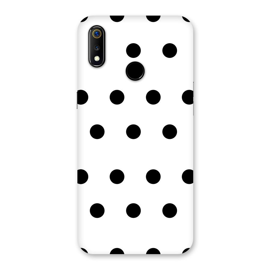 Royal Polka Dots Back Case for Realme 3