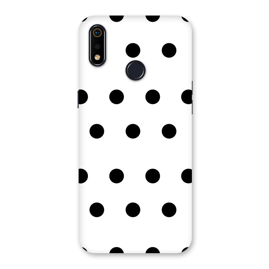 Royal Polka Dots Back Case for Realme 3i