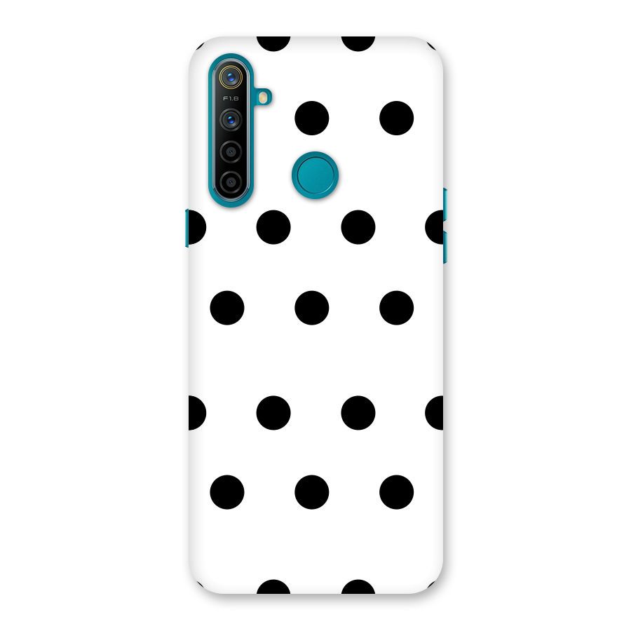 Royal Polka Dots Back Case for Realme 5i