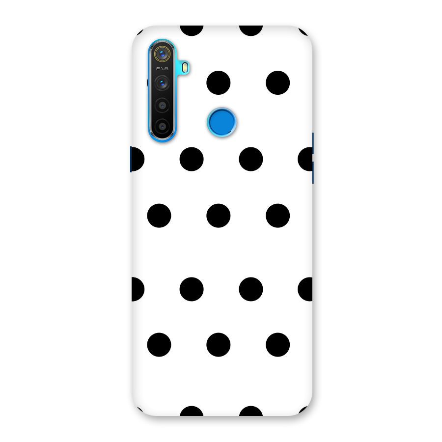 Royal Polka Dots Back Case for Realme 5s