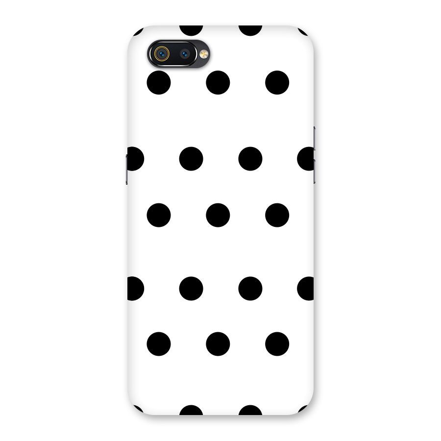 Royal Polka Dots Back Case for Realme C2