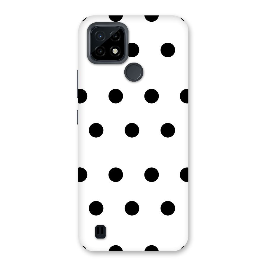 Royal Polka Dots Back Case for Realme C21