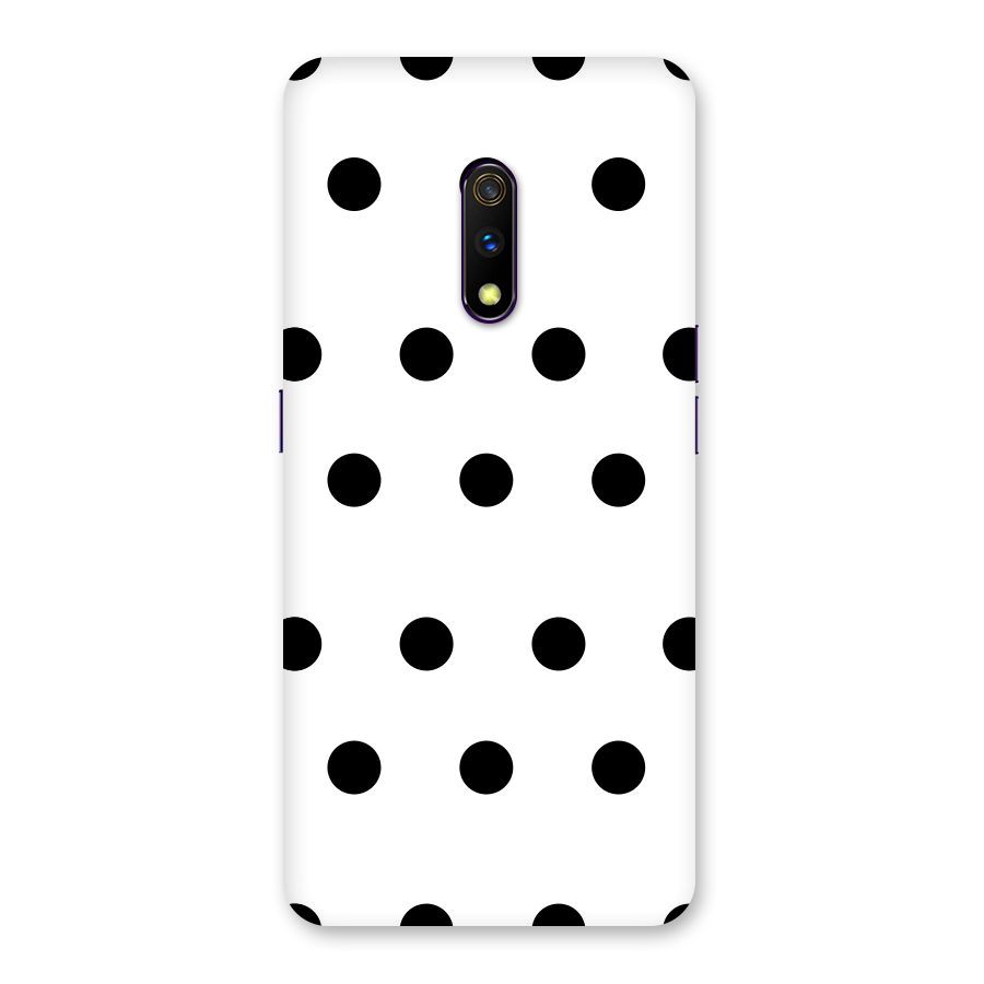 Royal Polka Dots Back Case for Realme X