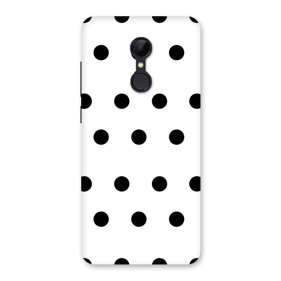 Royal Polka Dots Back Case for Redmi 5
