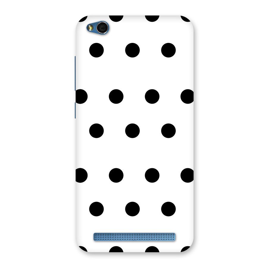 Royal Polka Dots Back Case for Redmi 5A