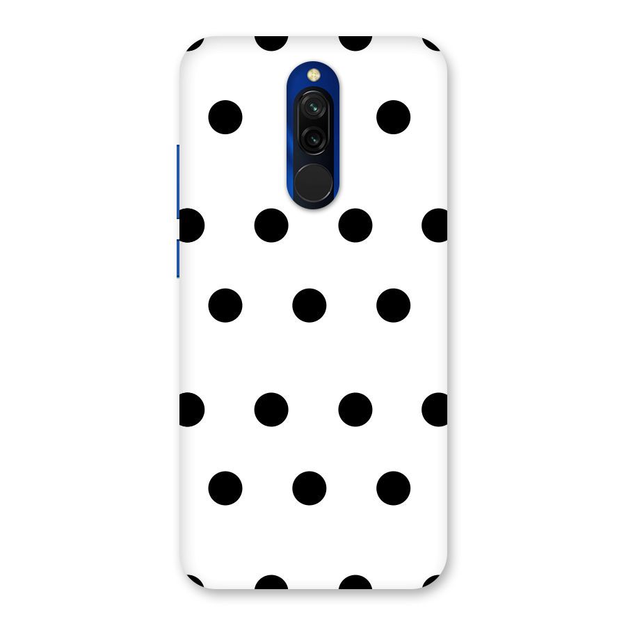 Royal Polka Dots Back Case for Redmi 8