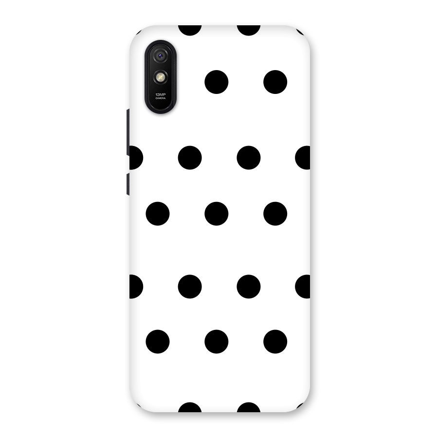 Royal Polka Dots Back Case for Redmi 9A