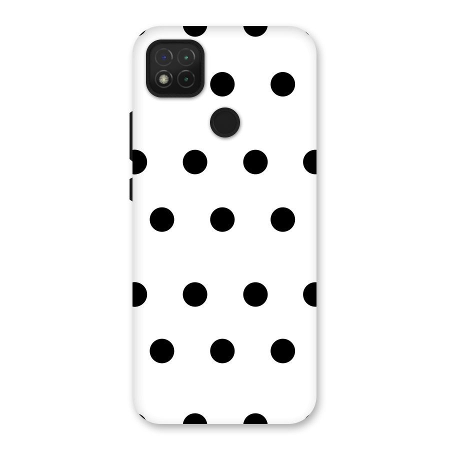 Royal Polka Dots Back Case for Redmi 9C