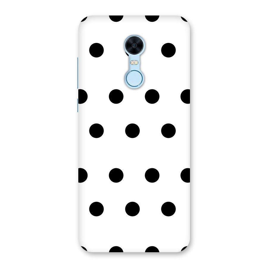 Royal Polka Dots Back Case for Redmi Note 5