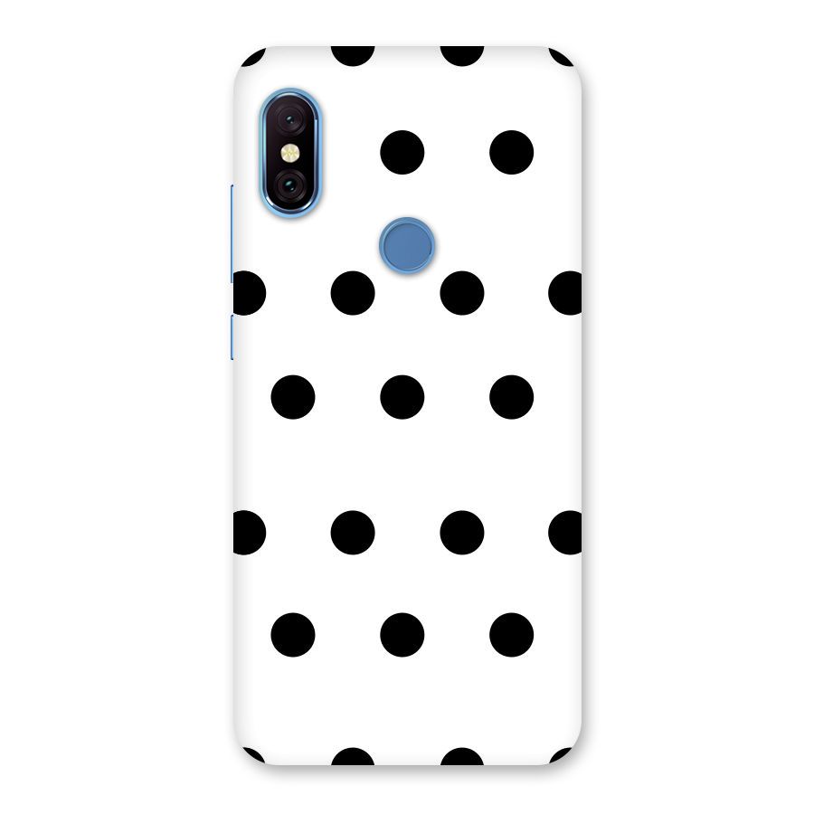 Royal Polka Dots Back Case for Redmi Note 6 Pro