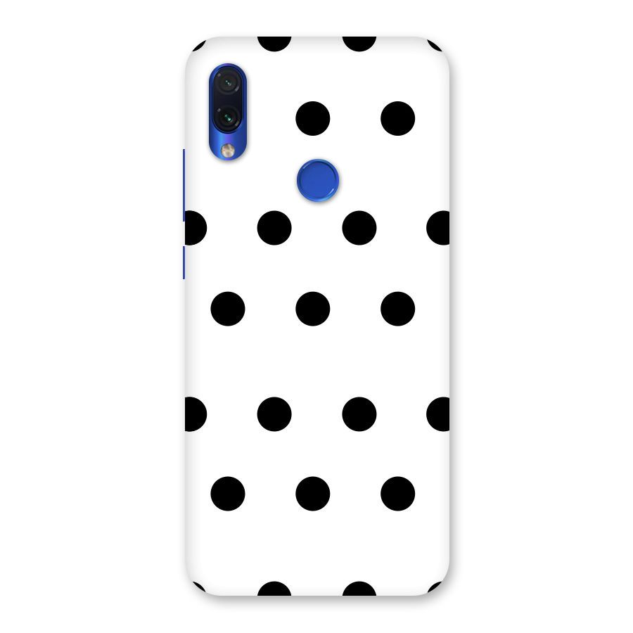Royal Polka Dots Back Case for Redmi Note 7