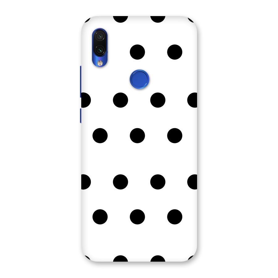 Royal Polka Dots Back Case for Redmi Note 7S