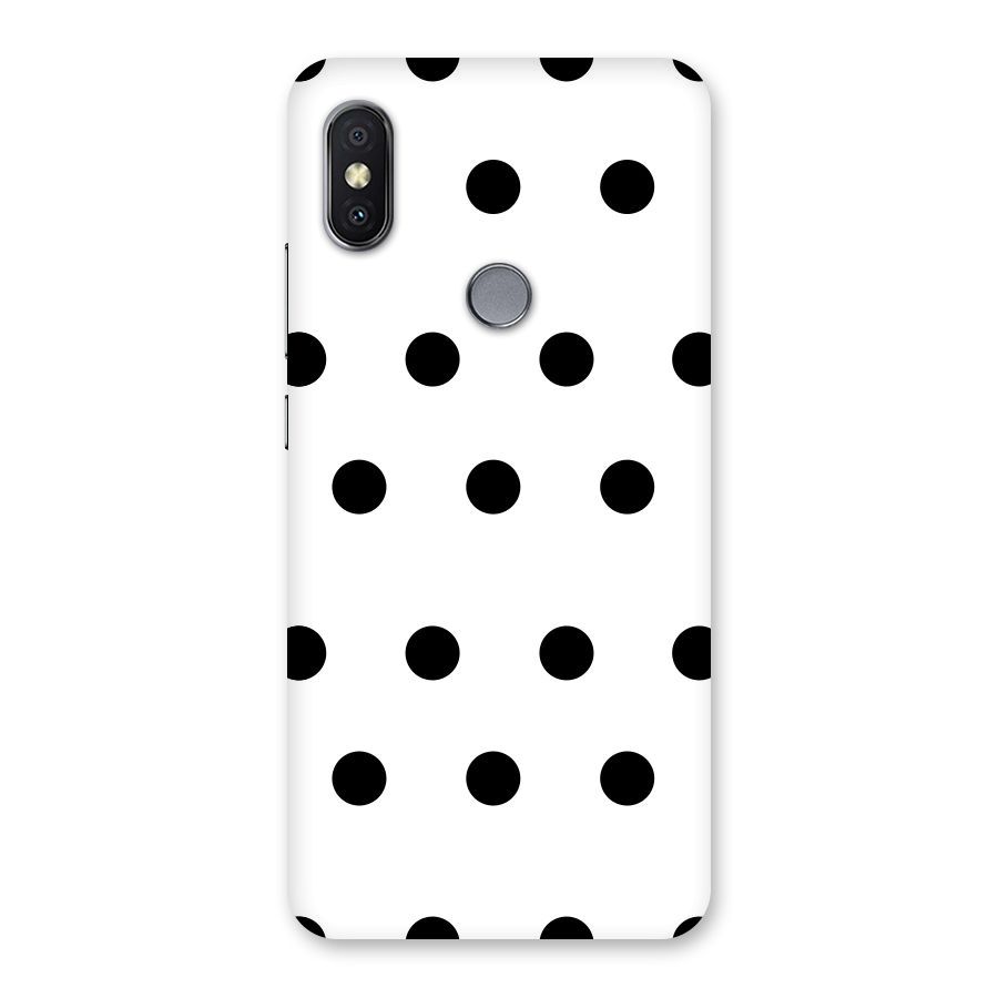 Royal Polka Dots Back Case for Redmi Y2