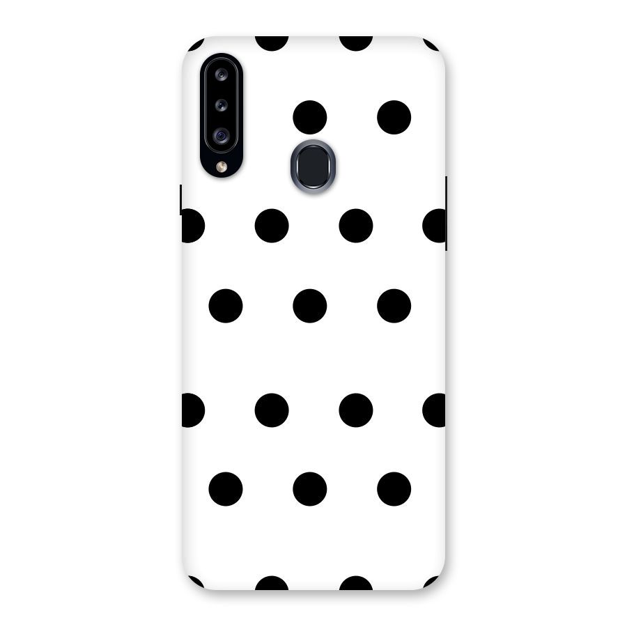 Royal Polka Dots Back Case for Samsung Galaxy A20s