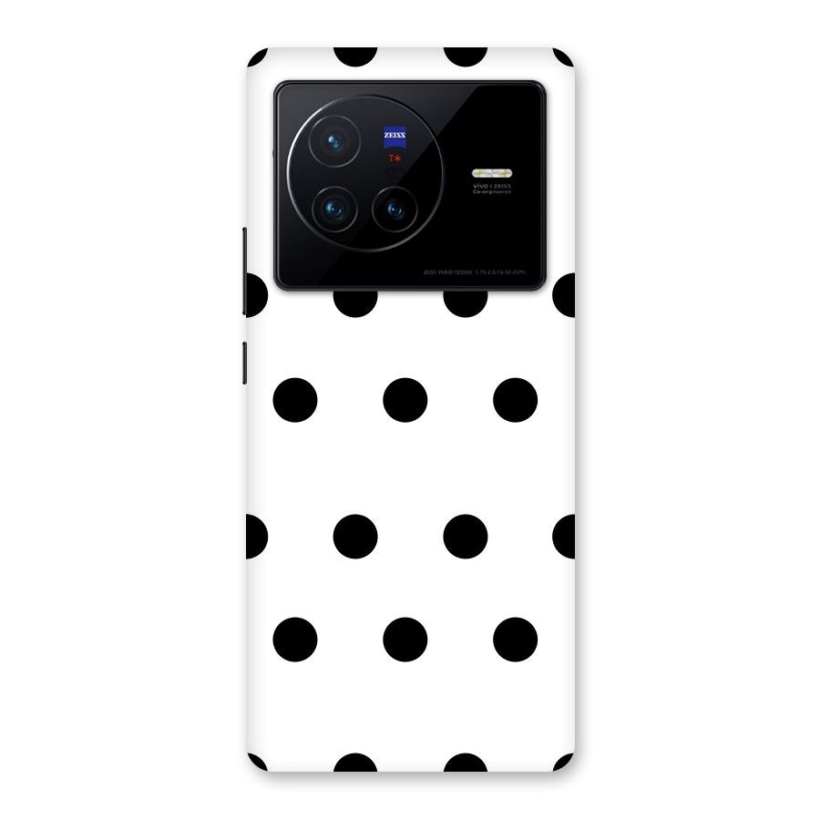 Royal Polka Dots Back Case for Vivo X80
