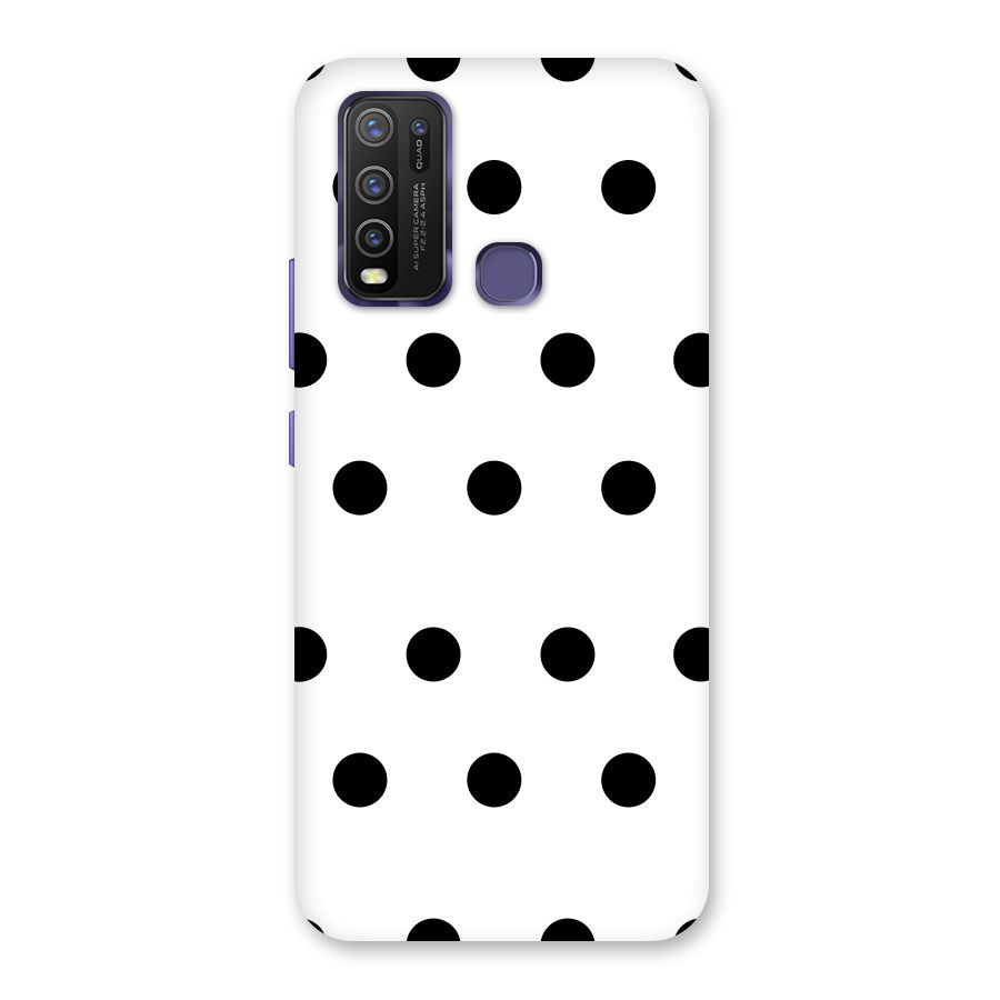 Royal Polka Dots Back Case for Vivo Y30