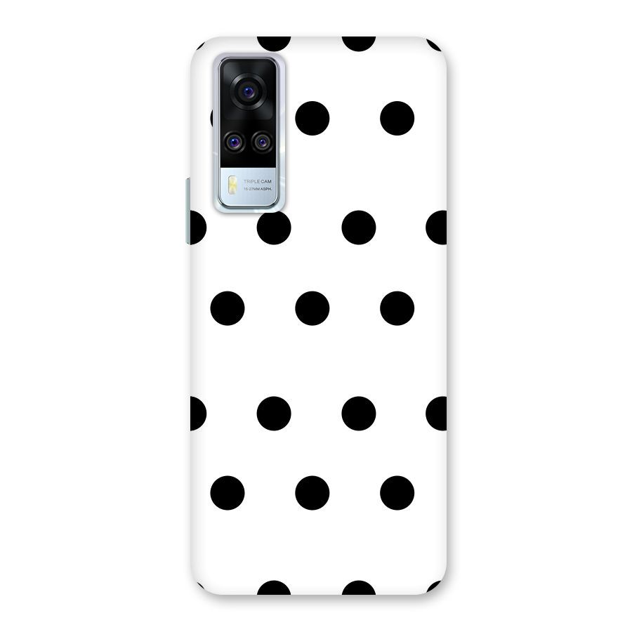 Royal Polka Dots Back Case for Vivo Y31