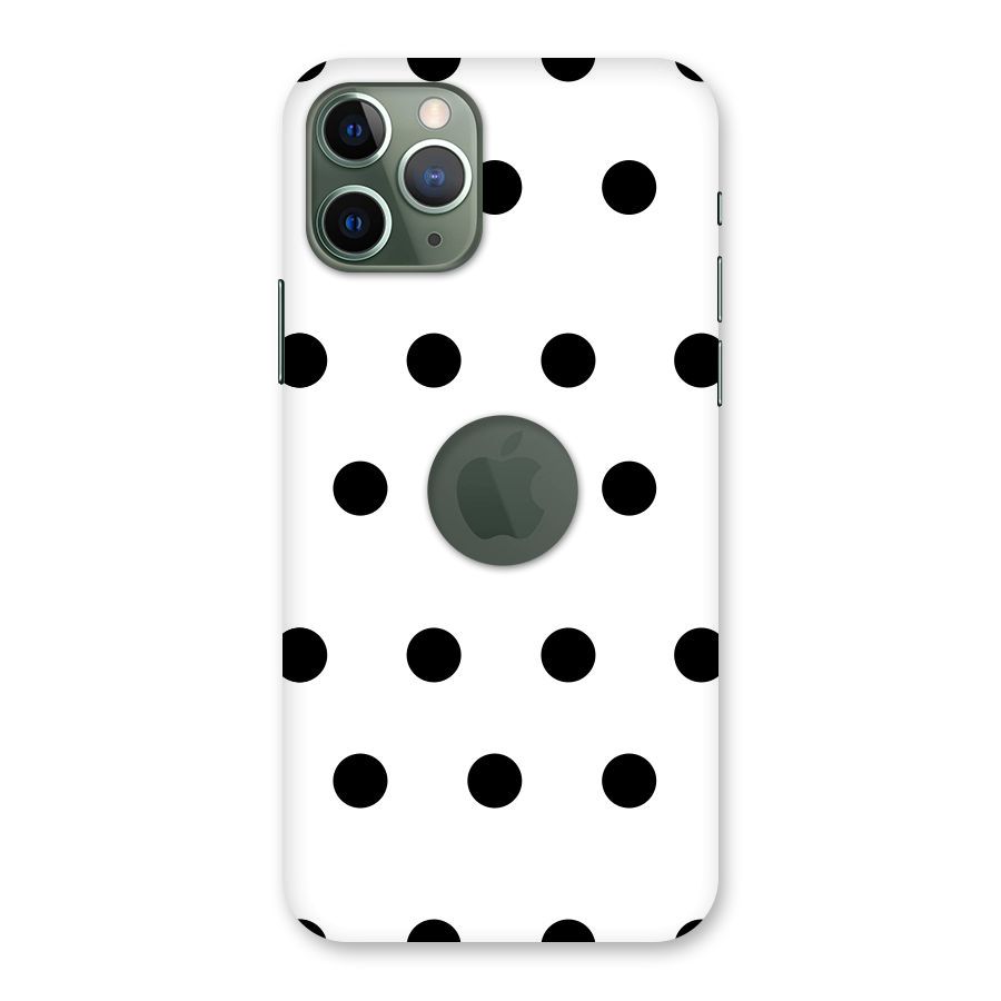 Royal Polka Dots Back Case for iPhone 11 Pro Logo  Cut