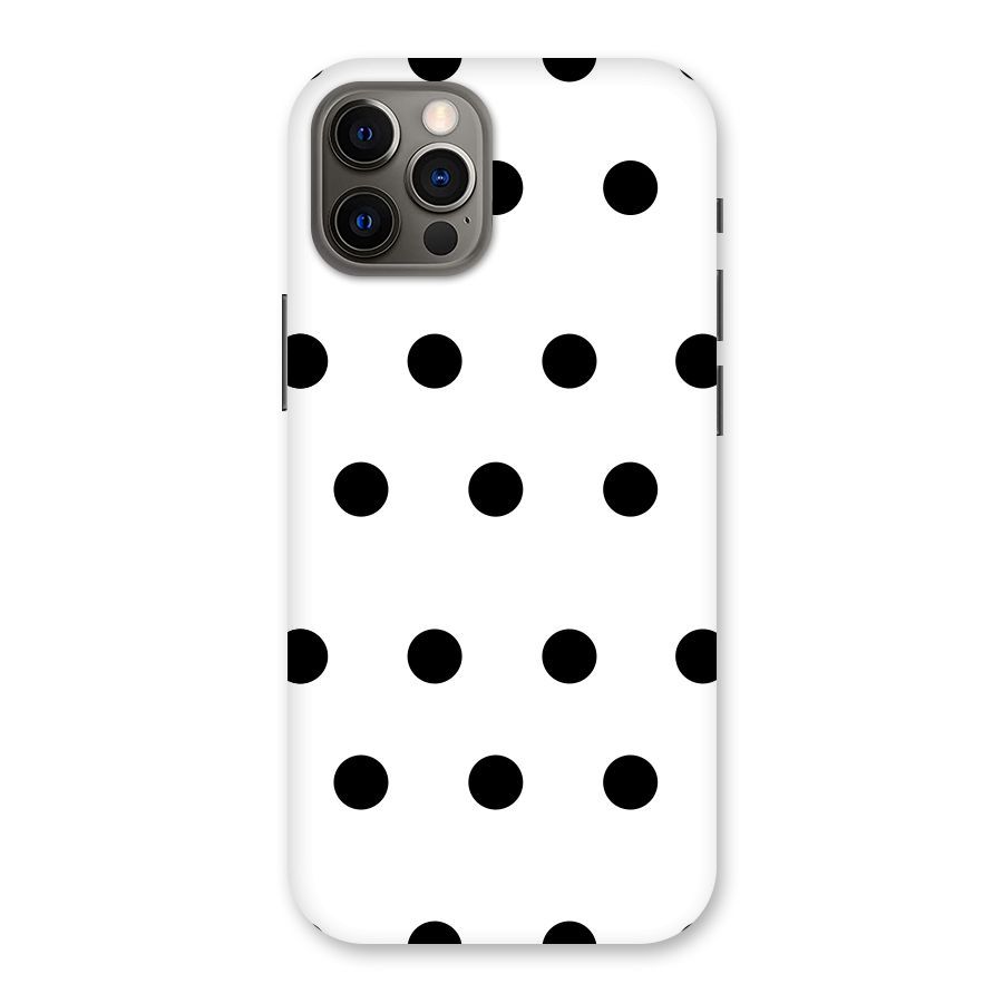 Royal Polka Dots Back Case for iPhone 12 Pro