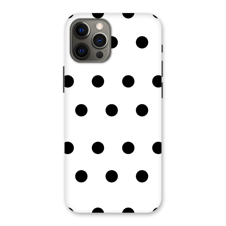 Royal Polka Dots Back Case for iPhone 12 Pro Max