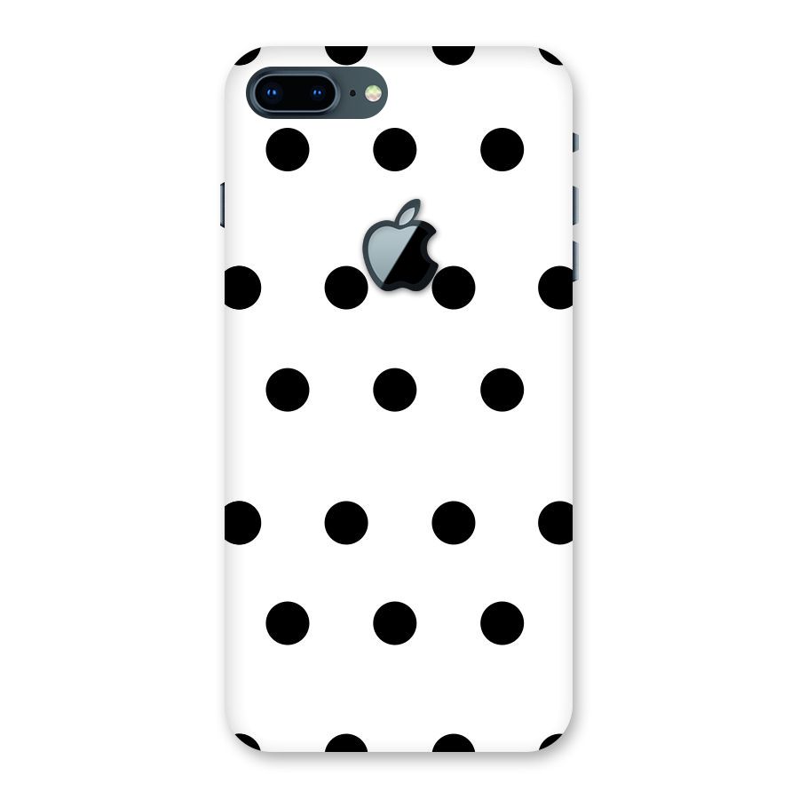 Royal Polka Dots Back Case for iPhone 7 Plus Apple Cut