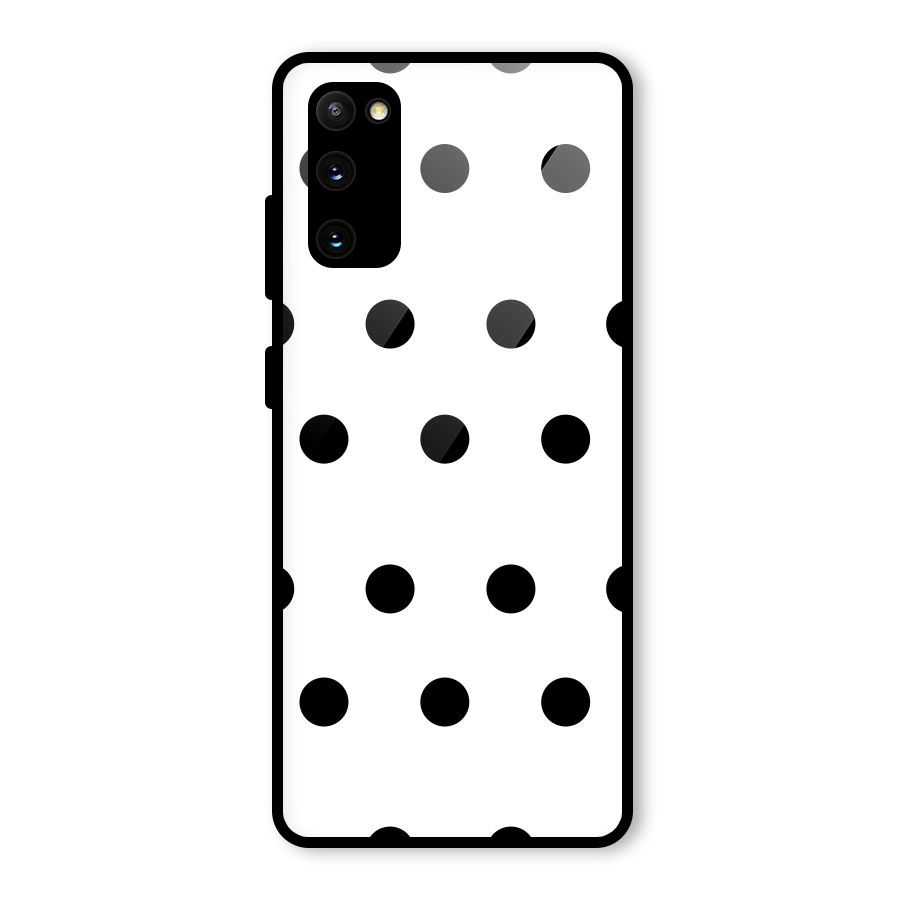 Royal Polka Dots Glass Back Case for Galaxy S20 FE
