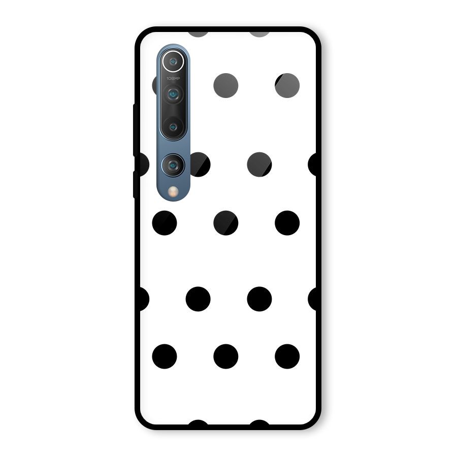 Royal Polka Dots Glass Back Case for Mi 10
