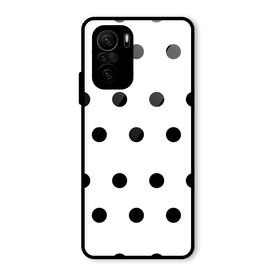 Royal Polka Dots Glass Back Case for Mi 11X Pro