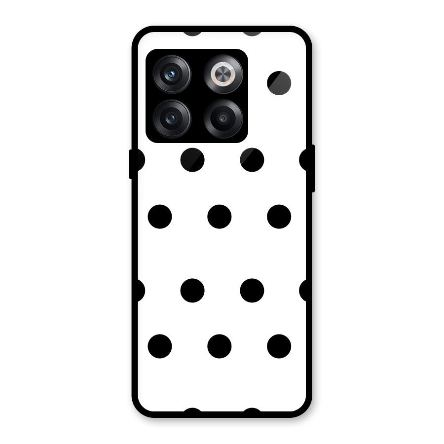 Royal Polka Dots Glass Back Case for OnePlus 10T