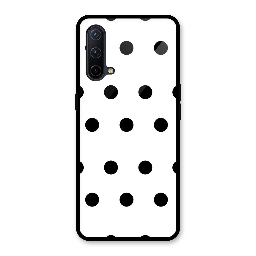 Royal Polka Dots Glass Back Case for OnePlus Nord CE 5G