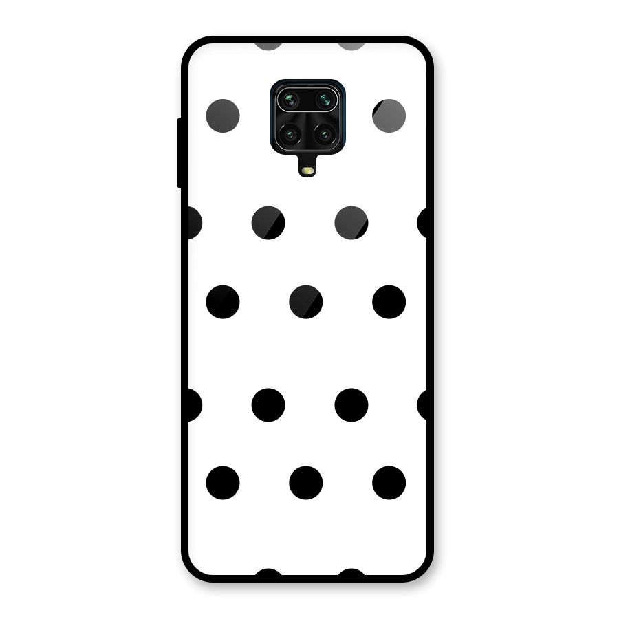 Royal Polka Dots Glass Back Case for Poco M2 Pro