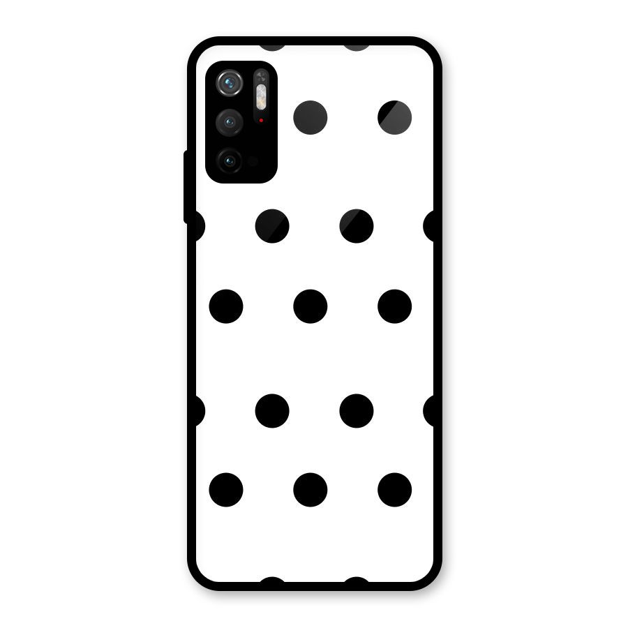 Royal Polka Dots Glass Back Case for Poco M3 Pro 5G