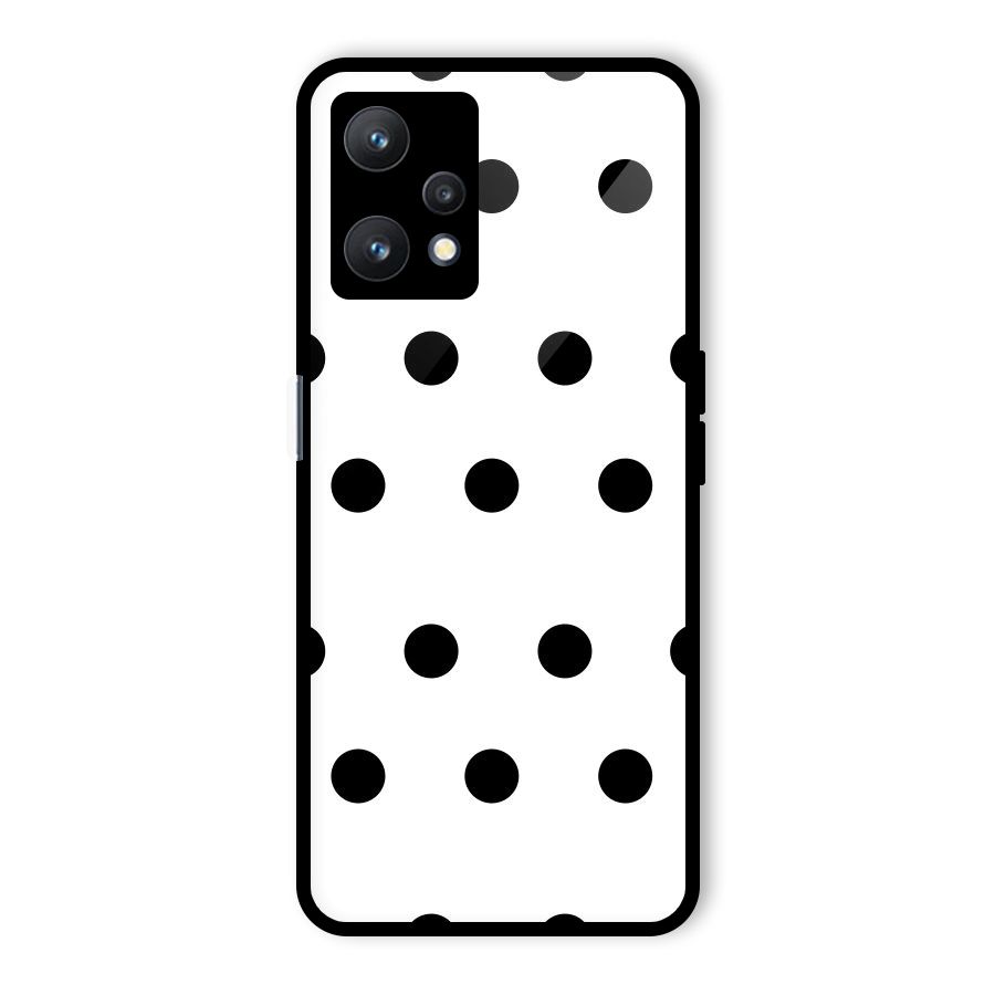 Royal Polka Dots Glass Back Case for Realme 9 Pro 5G
