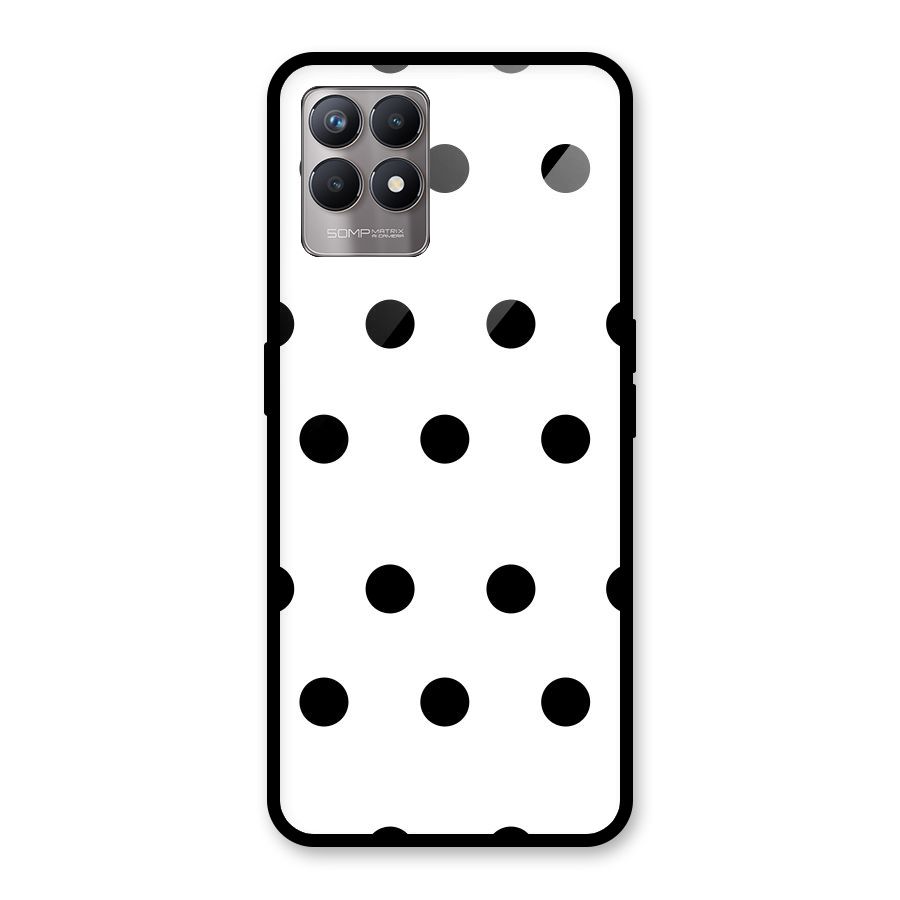 Royal Polka Dots Glass Back Case for Realme Narzo 50