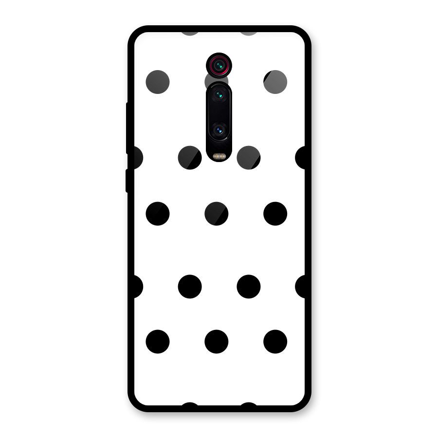 Royal Polka Dots Glass Back Case for Redmi K20 Pro