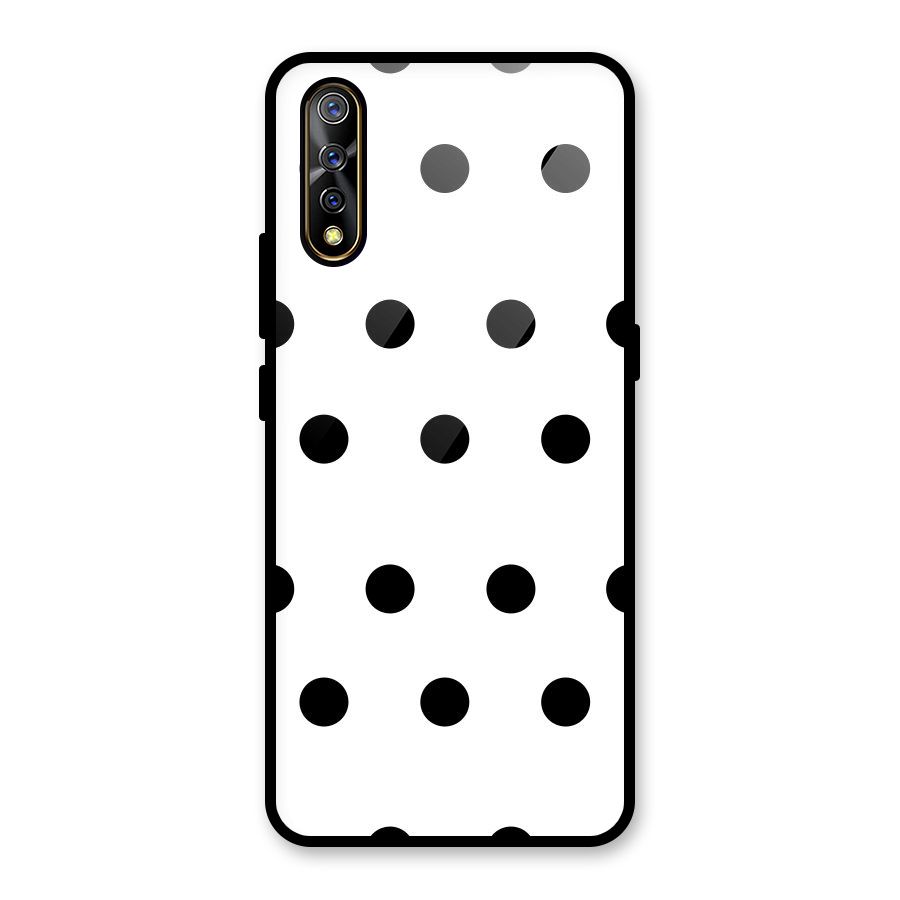 Royal Polka Dots Glass Back Case for Vivo S1